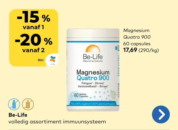 Promotie: Magnesium Quatro 900