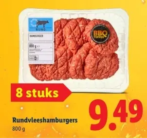 Aanbieding: Rundvleesburgers