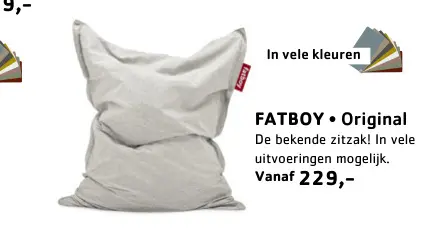 Promotie: FATBOY zitzak