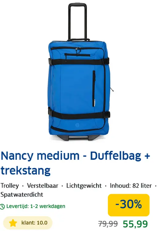 Aanbieding: Nancy medium - Dufflebag +