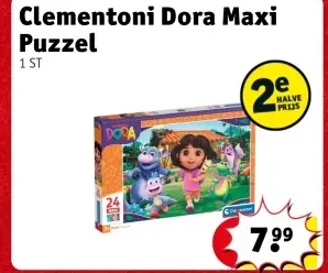 Aanbieding: Dora Maxi Puzzel