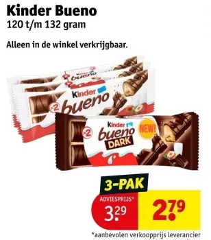 Aanbieding: Kinder Bueno