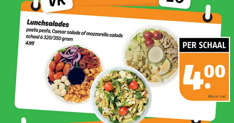 Aanbieding: Lunchsalades