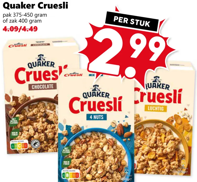 Aanbieding: Cruesli