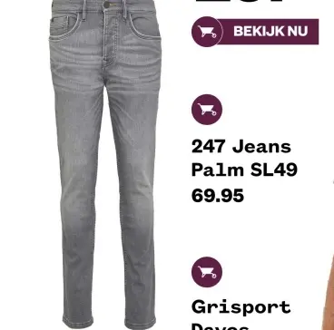 Aanbieding: 247 Jeans Palm SL49