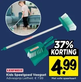 Aanbieding: Kids Speelgoed Veegset
