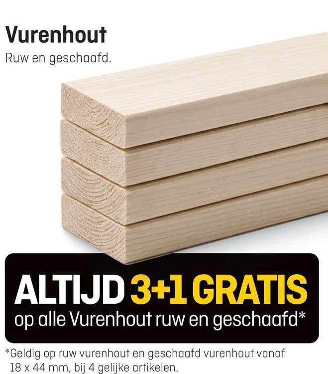 Aanbieding: Vurenhout