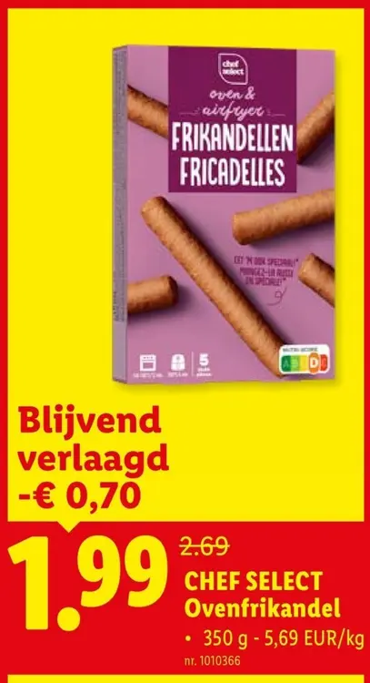 Promotie: Frikandellen Ovenfrikandel