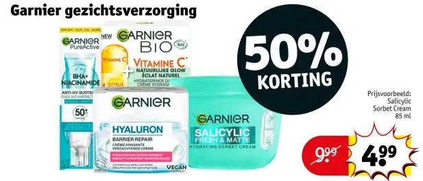 Aanbieding: Garnier gezichtsverzorging