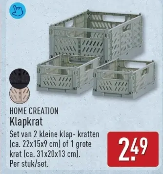 Aanbieding: Klapkrat