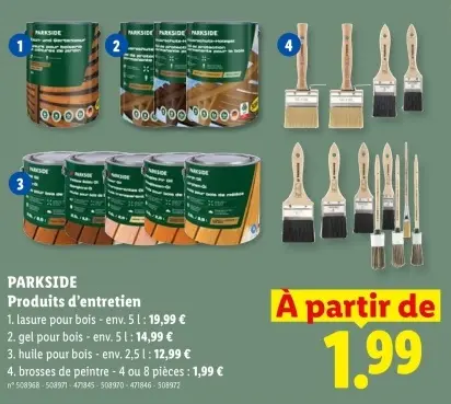 Offre: brosses de peintre