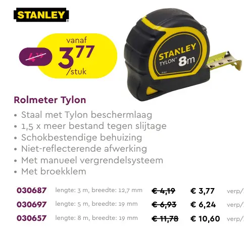 Promotie: Rolmeter Tylon