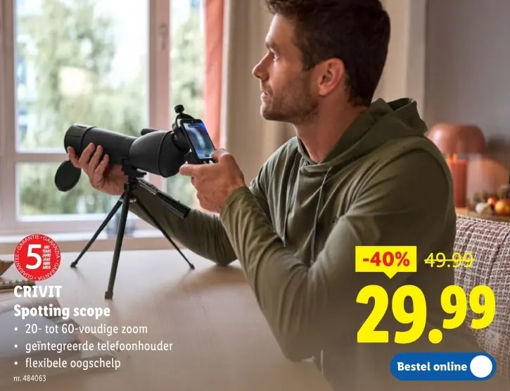 Promotie: Spotting scope