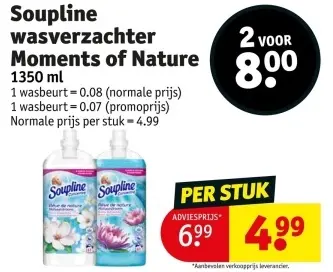 Promotie: wasverzachter Moments of Nature