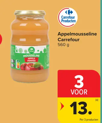 Promotie: Appelmousseline