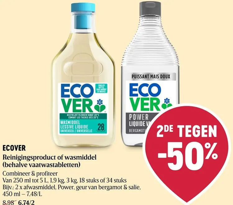 Promotie: Reinigingsproduct of wasmiddel