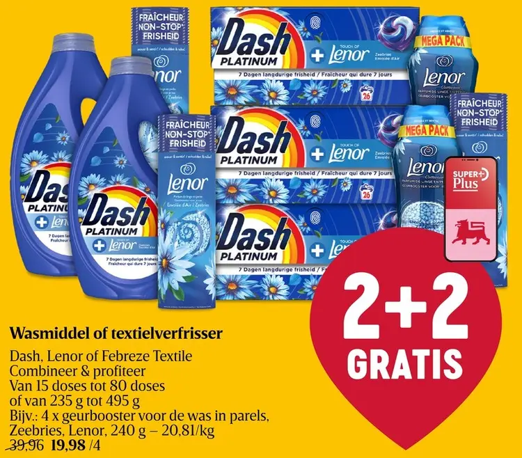 Promotie: Wasmiddel of textielverfrisser