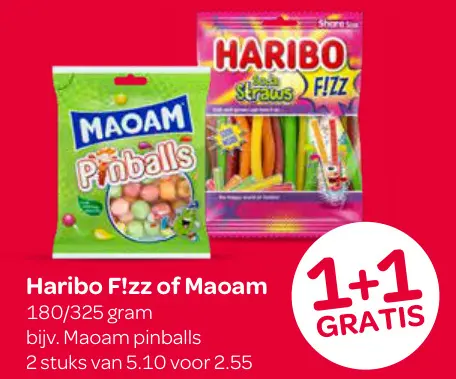 Aanbieding: Haribo F!zz of Maoam
