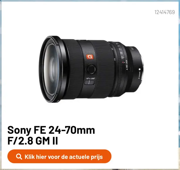Promotie: FE 24-70mm F/2.8 GM II