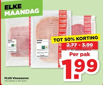 Aanbieding: PLUS Vleeswaren