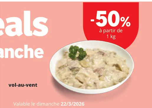 Offre: vol-au-vent