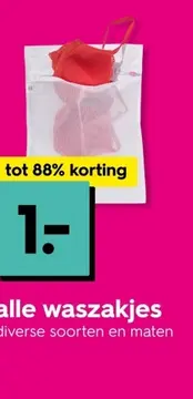 Aanbieding: alle waszakjes