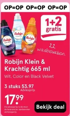 Aanbieding: Robijn Klein & Krachtig