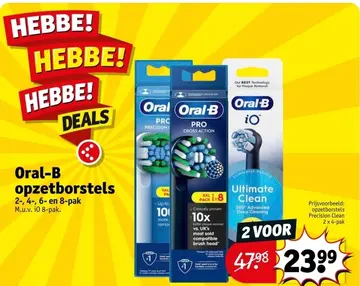Aanbieding: Oral-B opzetborstels