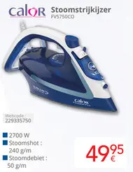 Promotie: Stoomstrijkijzer