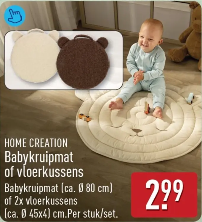 Aanbieding: Babykruipmat of vloerkussens