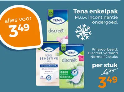 Aanbieding: Tena enkelpak