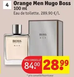 Offre: Orange Men Hugo Boss