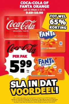 Aanbieding: Coca-cola of Fanta orange