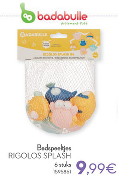 Aanbieding: Badspeeltjes RIGOLOS SPLASH