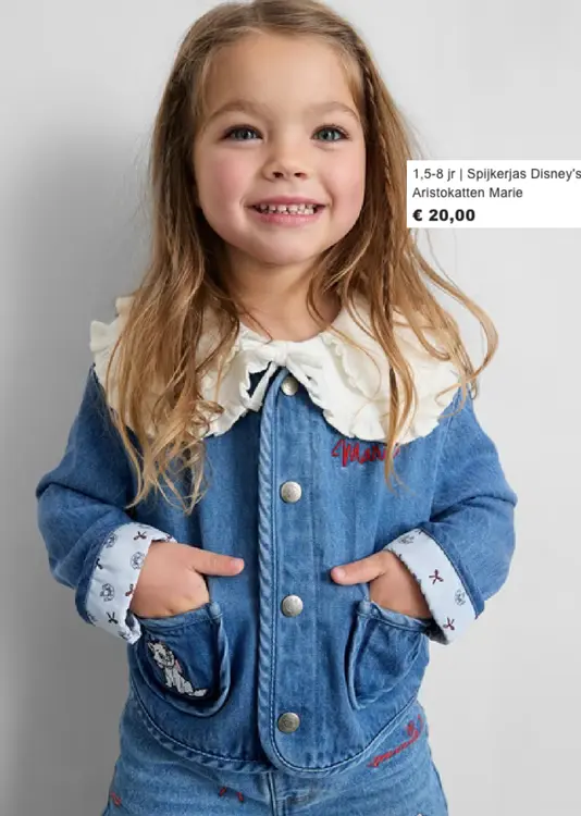 Promotie: Spijkerjas Disney's Aristokatten Marie