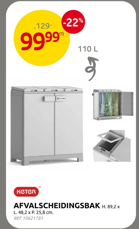 Promotie: Afvalscheidingsbak