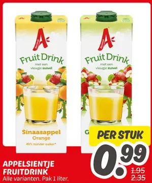 Aanbieding: Appelsientje fruitdrink