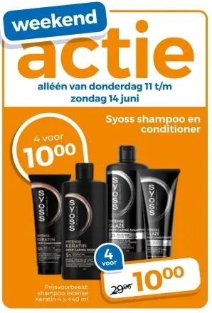 Aanbieding: Syoss shampoo en conditioner