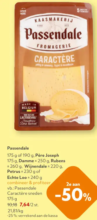 Promotie: Caractère sneden