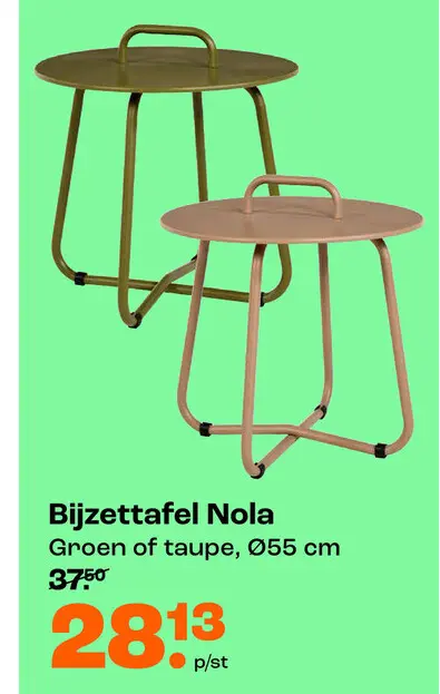 Aanbieding: Bijzettafel Nola