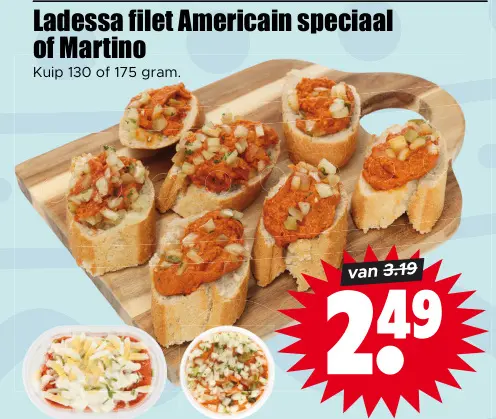 Aanbieding: filet Americain speciaal