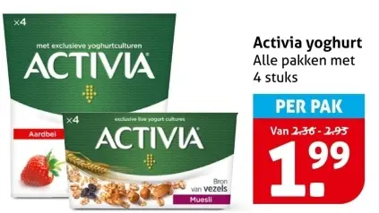 Aanbieding: yoghurt