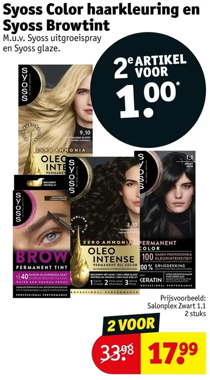 Aanbieding: Color Haarkleuring En Browtint