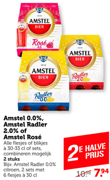 Aanbieding: Amstel Radler 0.0 % citroen 