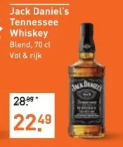 Aanbieding: Jack Daniel's Tennessee Whiskey