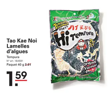 Offre: Tao Kae Noi Lamelles d'algues