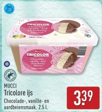 Aanbieding: Tricolore ijs