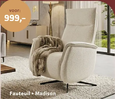 Promotie: Madison Fauteuil