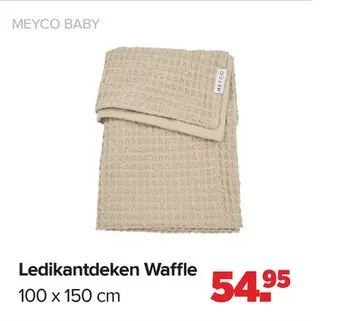 Aanbieding: Ledikantdeken Waffle
