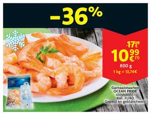 Aanbieding: Garnaalstaarten